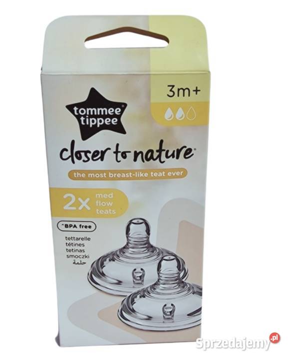 TOMMEE TIPPEE Smoczki silikonowe do butelki 2 3