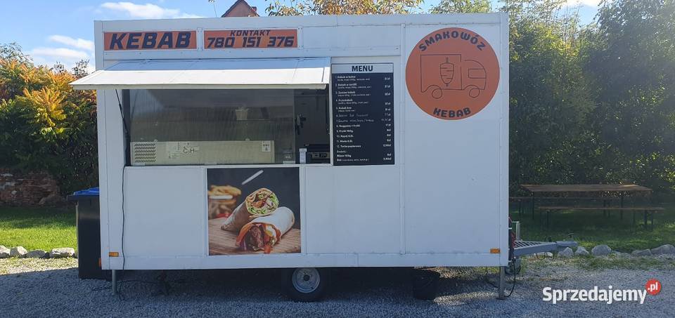 Przyczepa Gastronomiczna przystosowana pod kebab 1 Udanin sprzedam