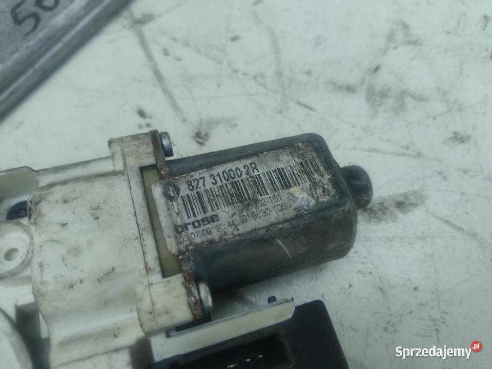 MECHANIZM PODNOŚNIK SZYBY LEWY TYŁ RENAULT