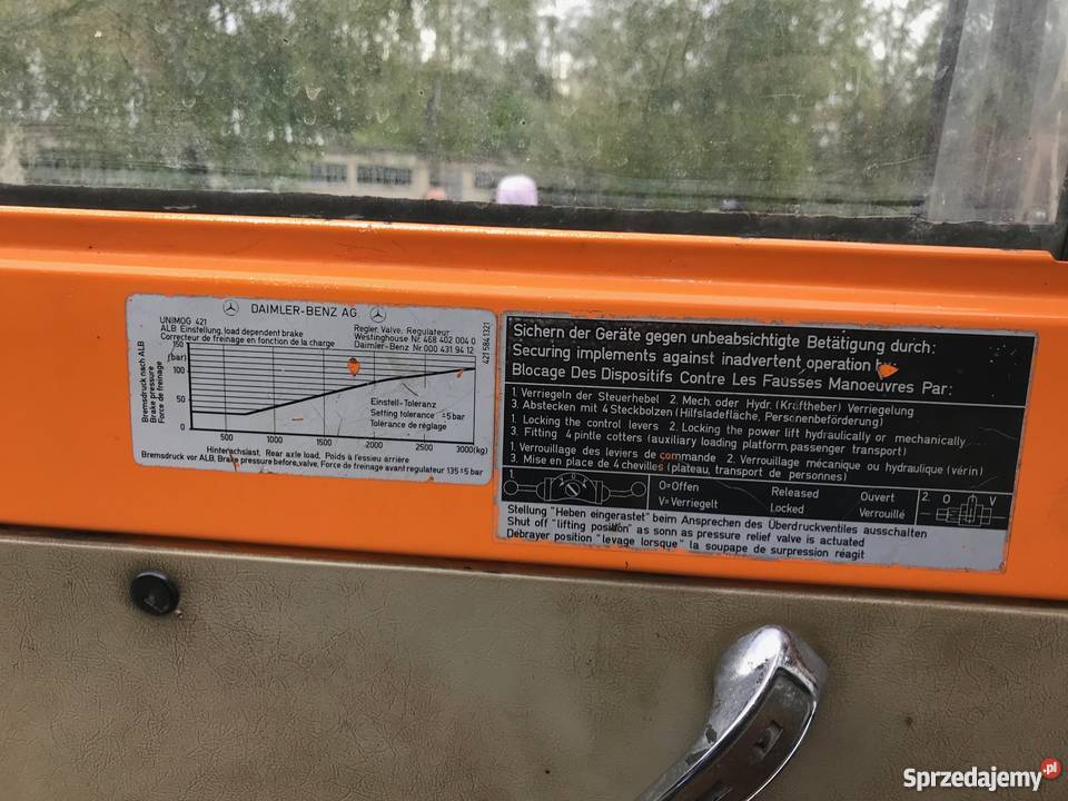 Mercedes Unimog 421 sprowadzony Samochody ciężarowe zachodniopomorskie Płoty