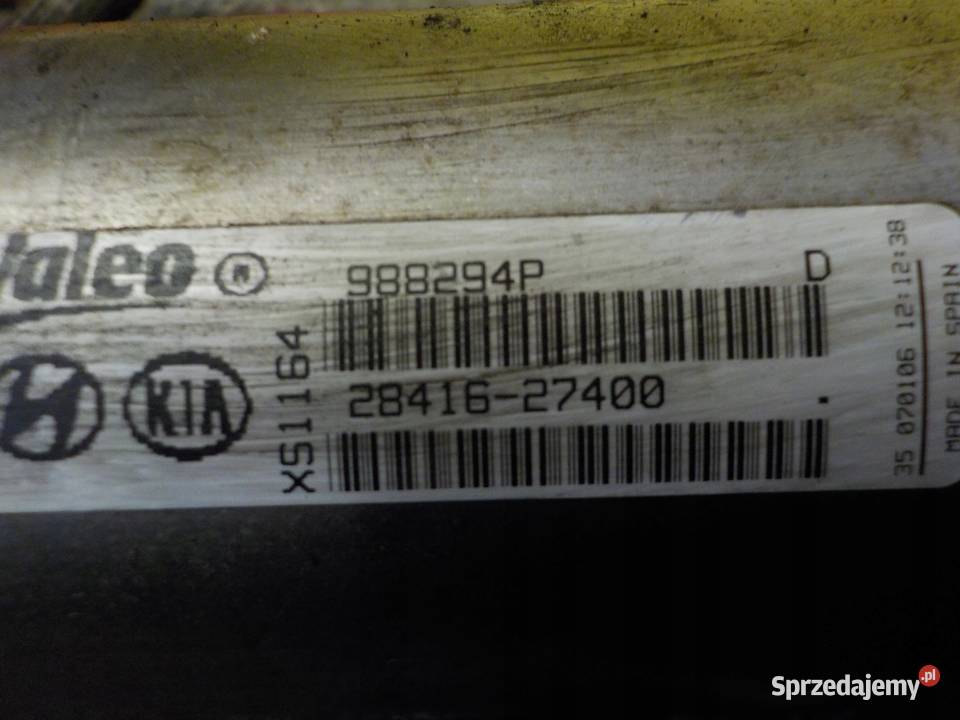 SANTA FE II 22 CRDI 08r 150 D4EB chlodnica Suków