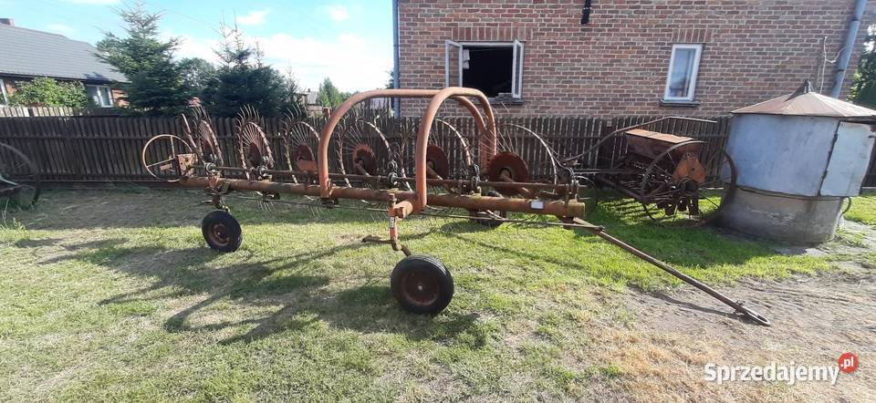 Przetrząsaczo zgrabiarka 6 słoneczko kustracz nieuszkodzony Jamy