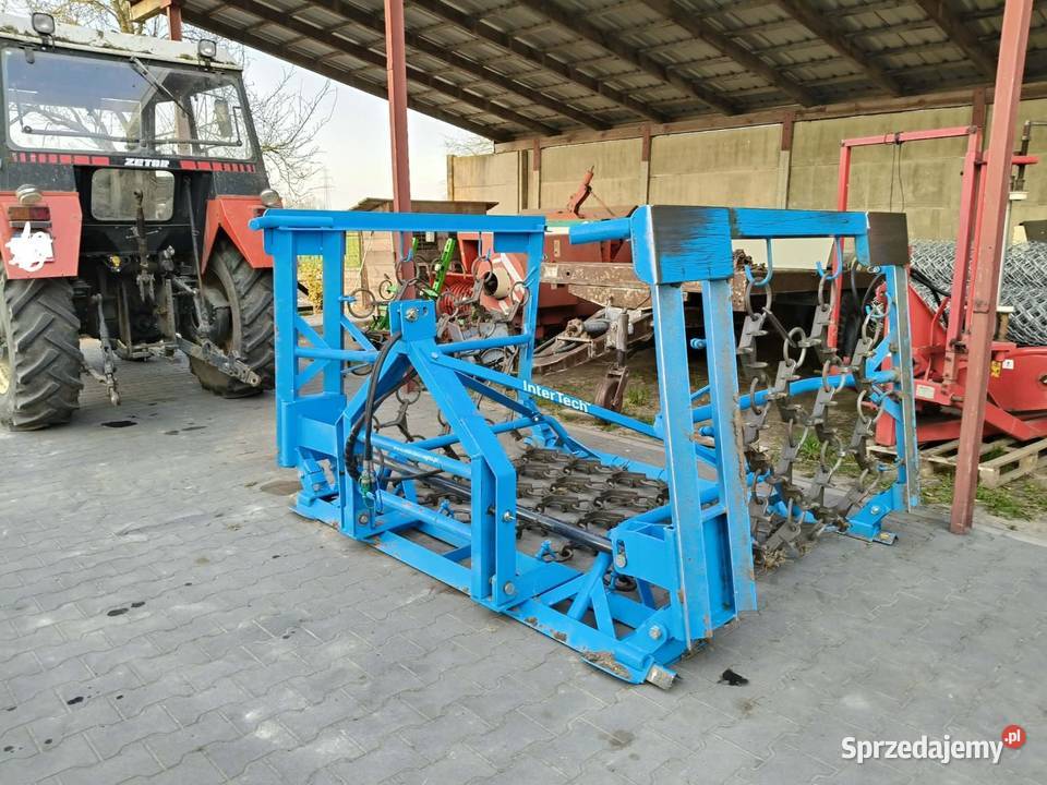 Włóka łąkowa Inter tech 4m hydraulicznie Grabów nad Pilicą