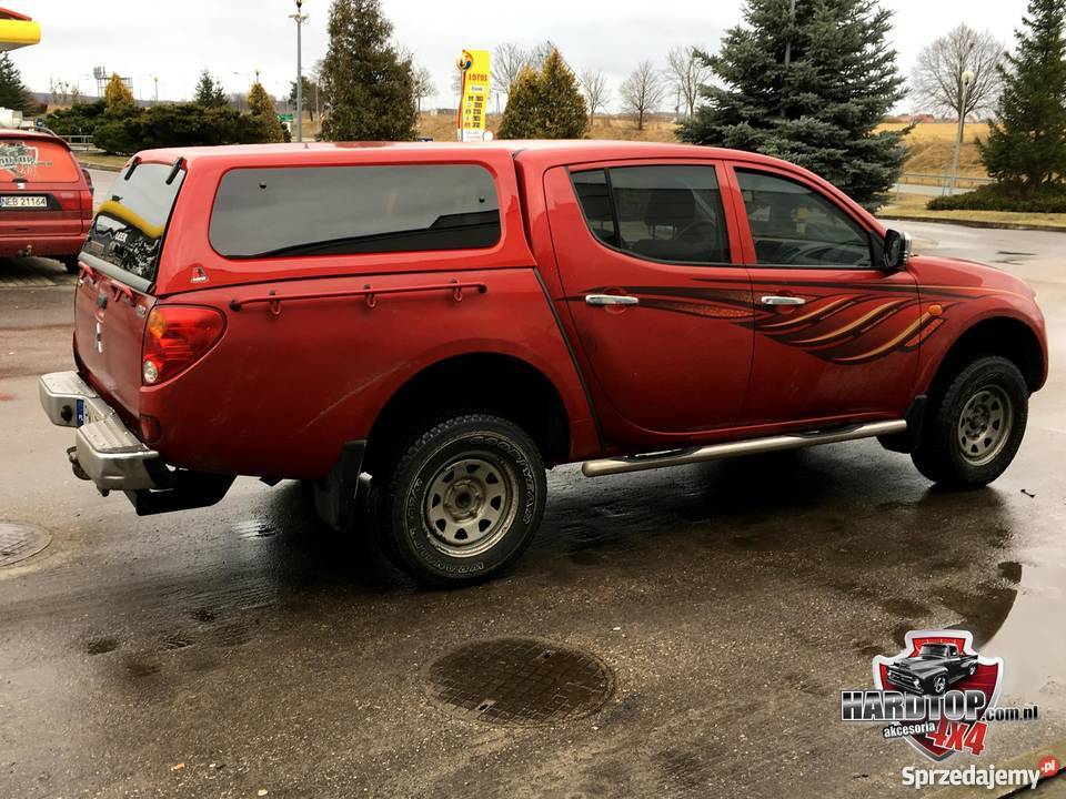 Zabudowa hardtop Mitsubishi L200 0509 18 osobowe Pasłęk sprzedam