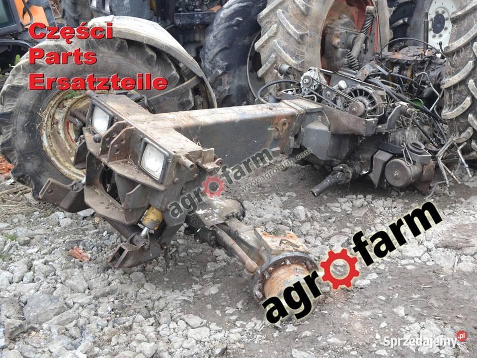 Fendt 380 GT części skrzynia biegów most przedni Byków