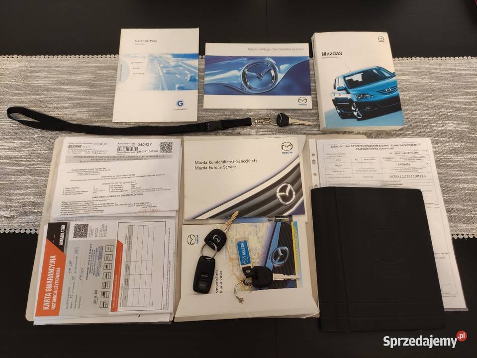 Mazda 3 sedan 16 benzyna gaz LPG do 2034 roku immobilizer 3 łódzkie Bełchatów