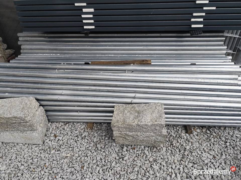 Słupek ogrodzeniowy ocynkowany fi 483 mm 15 mm ocynk Dom i Ogród Radzymin