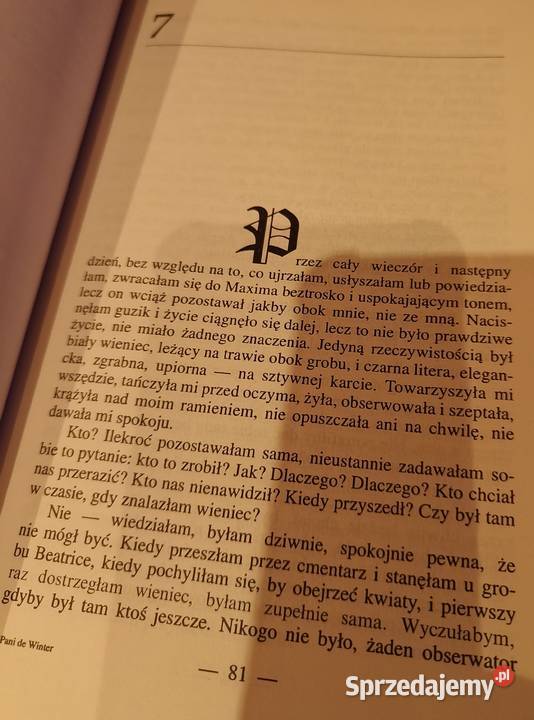 Rebeka romans wszechczasów Gdańsk