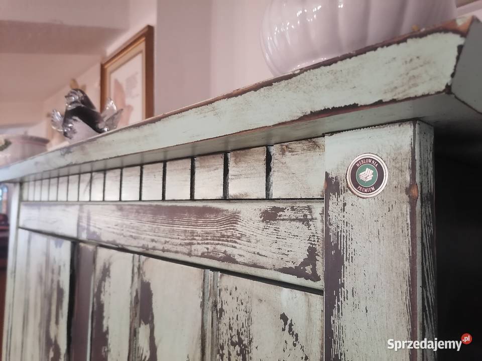 Szafa dwudrzwiowa zabytkowa pistacchio vintage Wodzisław Śląski