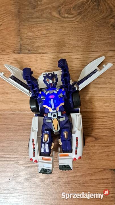 Transformers transformacja z niebieskiego robota biały Zielona Góra