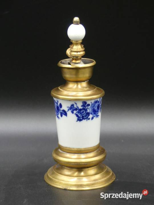 Piękny młynek do pieprzu z różami porcelana