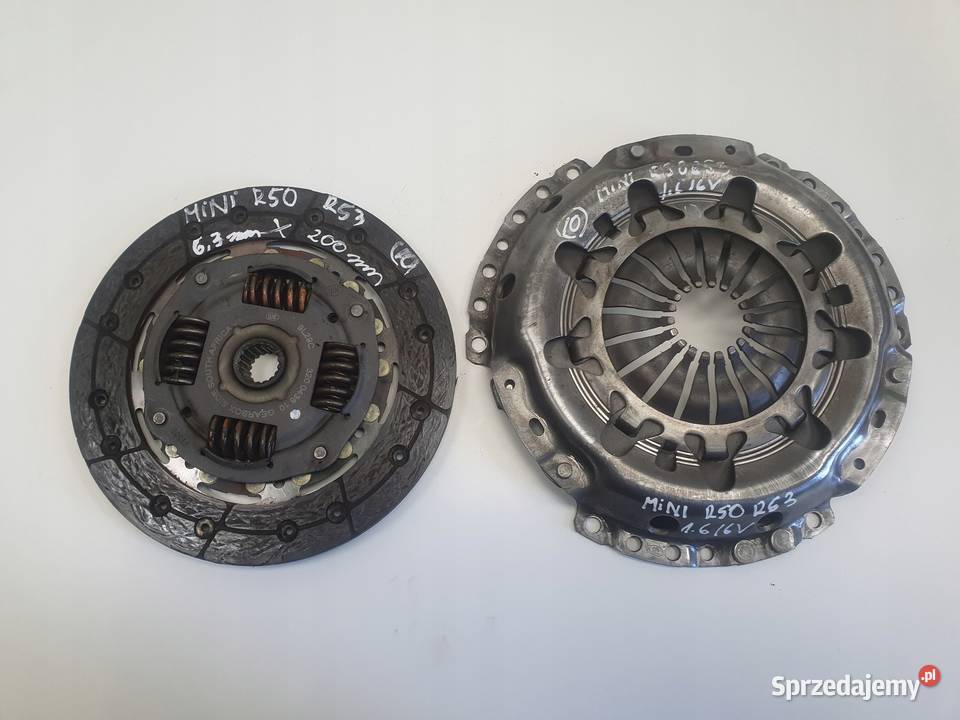 Mini One R50 R53 16 16V TARCZA DOCISK sprzęgło