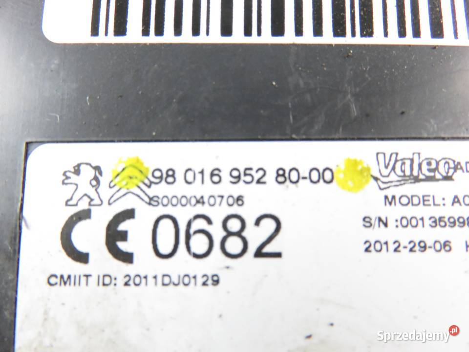 MODUŁ CITROEN DS5 20 HDi 980169528800