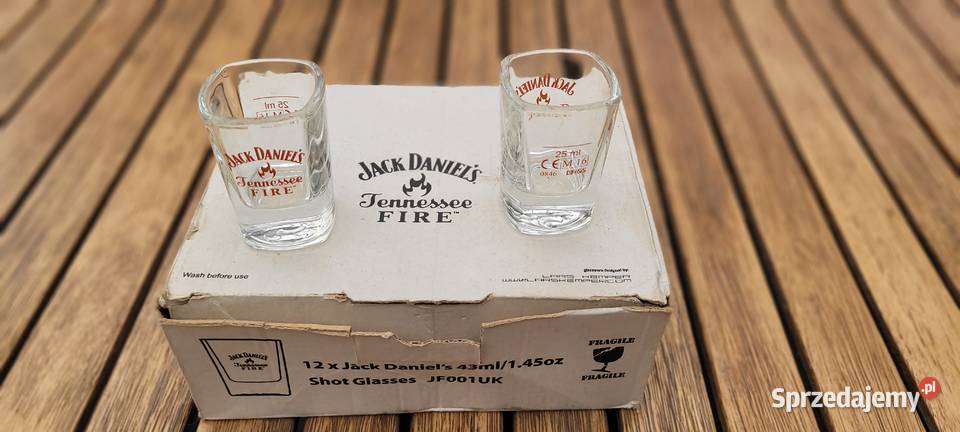 Kieliszki Jack Daniels Tennessee Fire Zestaw Serock