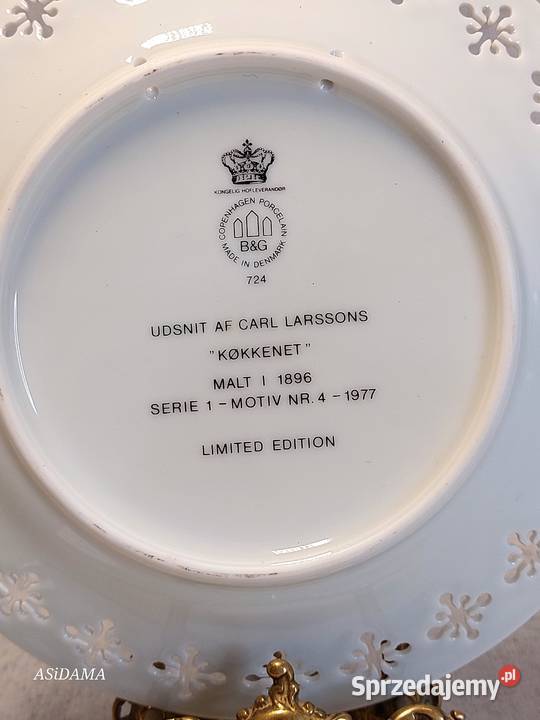 BG Bing Grondahl 724 W kuchni Kolekcjonerski Dobrzany