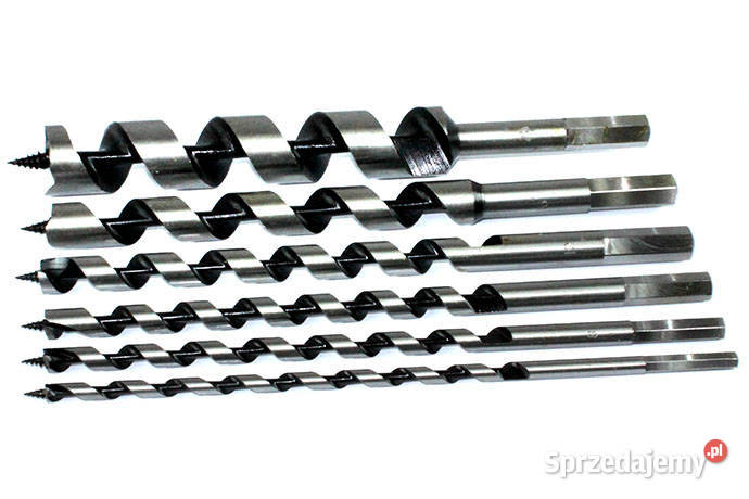 ZESTAW WIERTEŁ DO DREWNA 230mm WIERTŁO WIERTŁA