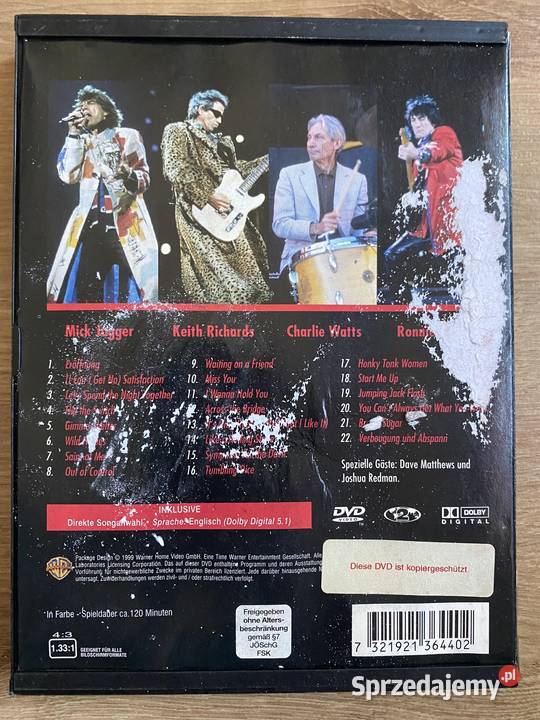 Dvd Rolling Stones Breath of Babylon 9798 DVD sprzedam