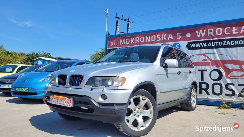 BMW X5 E53 30 Diesel Automat Klima Skóry Pamięć Wrocław