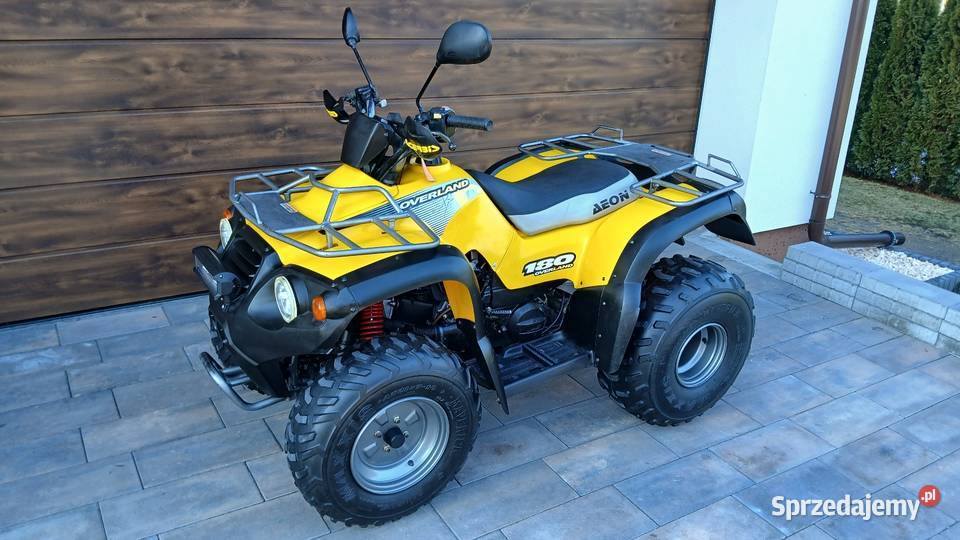 Quad aeon overland 180 zarejestrowany żółty Pawlin