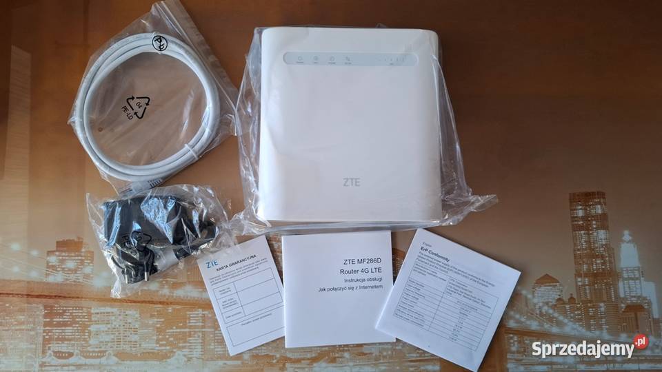 NOWY Stacjonarny Router 4G LTE ZTE MF286D Bielsko-Biała sprzedam