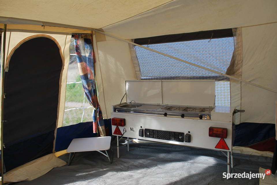 PRZYCZEPA KEMPINGOWA NAMIOTOWA JAMET JAMETIC mazowieckie Grzebowilk