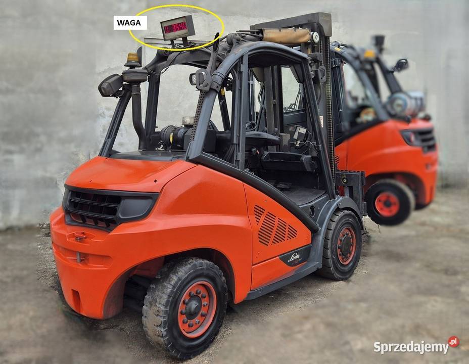 Linde H50D600 2019r DIESEL waga elek leasing Linde Rybnik