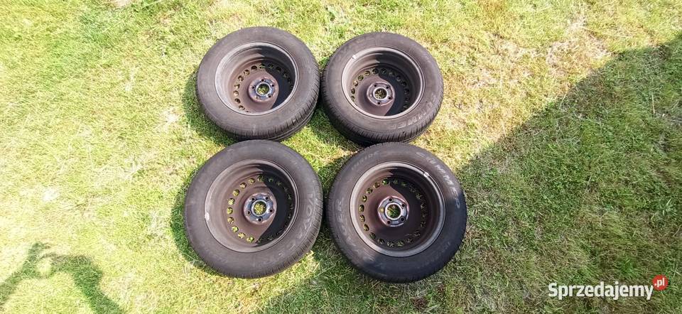 Felgi Oryg 6Jx15H2 ET45 audi vw i Opony letnie lubelskie Kąkolewnica