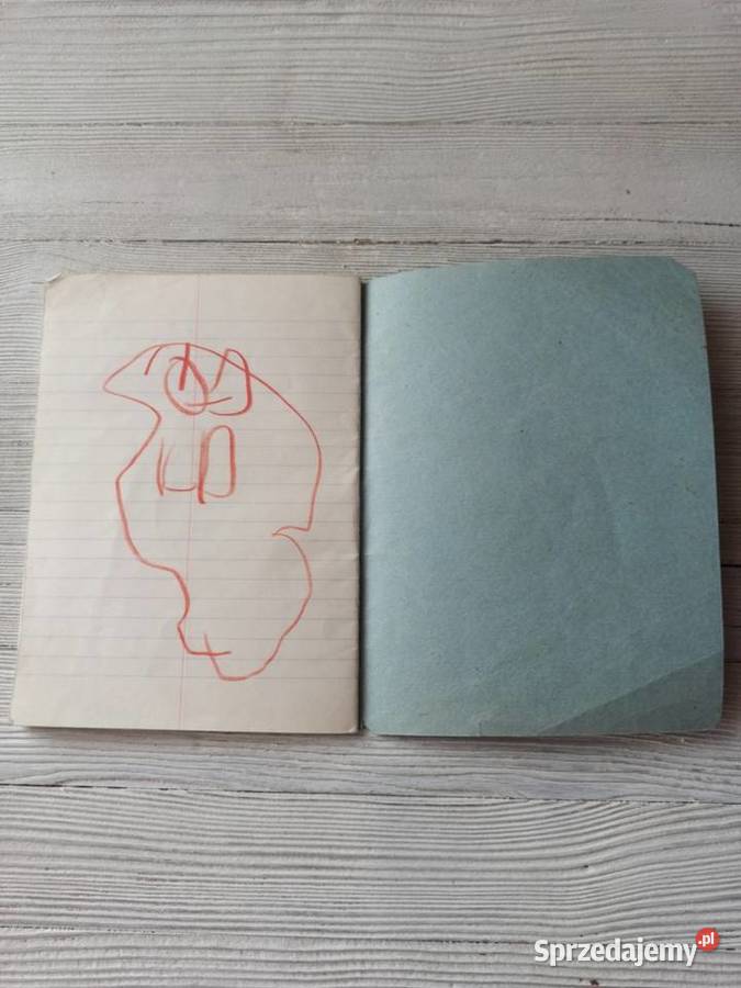 Stary zeszyt do słówek WZ WP Zakład Produkcyjny Bielsko-Biała