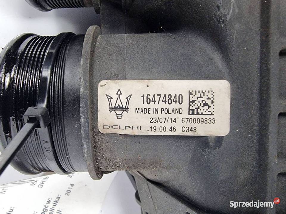 INTERCOOLER MASERATI GHIBLI 16474840 kujawsko-pomorskie Lipno