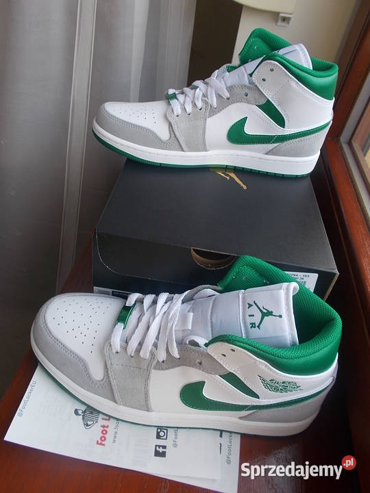 r Eur 43 Nike JORDAN 1 Mid SE Grey Green Poznań