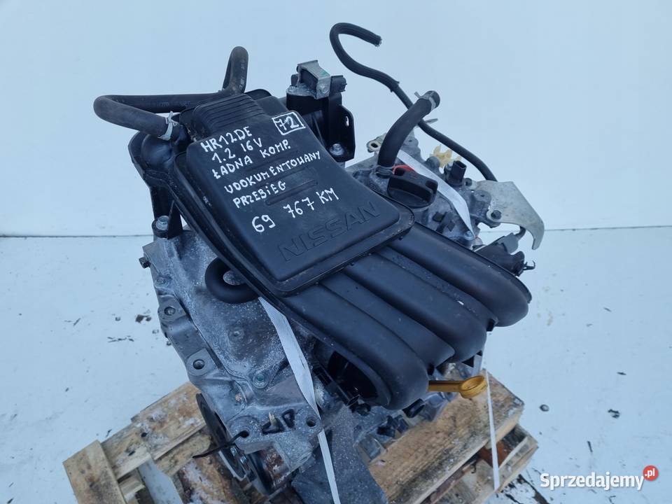 SILNIK Nissan Note II 12 16V 80 serwisowany 69 Chełm