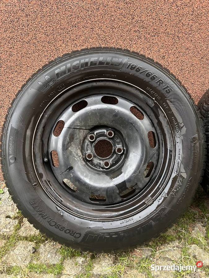 Felgi stalowe z oponami Michelin stalówki 15 Średnica 15" Opony i felgi Oława