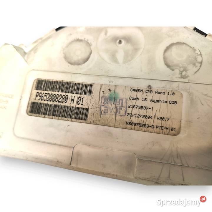 LICZNIK ZEGARY P9652008280 Citroen C3 I C2 11 14 Chełm