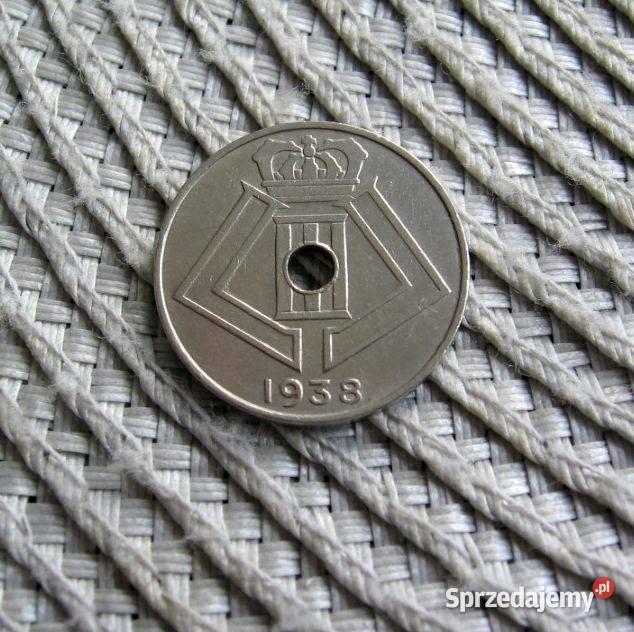 Belgia 10 Cent 1938r Kalisz