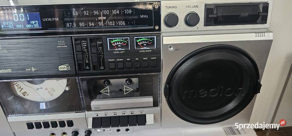 Retro BOOMBOX MD44538 Radio DAB FM BLUETOOTH Szprotawa