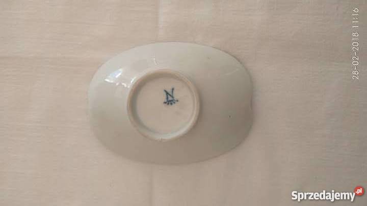 Mały półmisek dekoracyjny porcelana sygnowana Poznań sprzedam