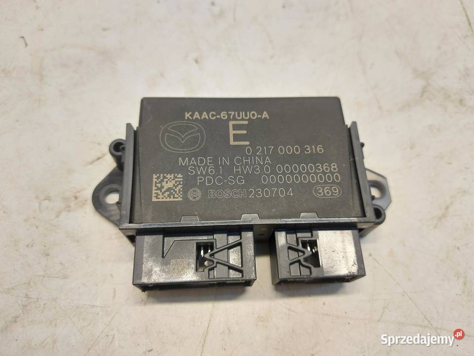 Mazda CX60 2023 sterownik moduł czujników pdc
