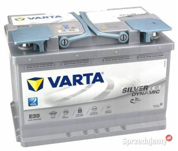 Akumulator Varta Silver Agm E39 70Ah760A Łódź