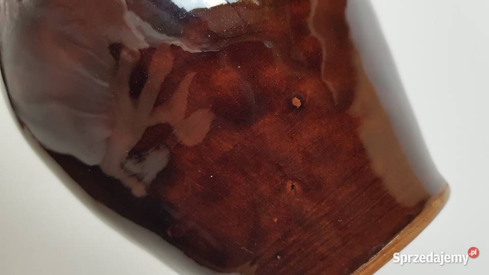 Ceramiczny wazon Ela Spółdzielnia Przyjaźń śląskie Dąbrowa Górnicza