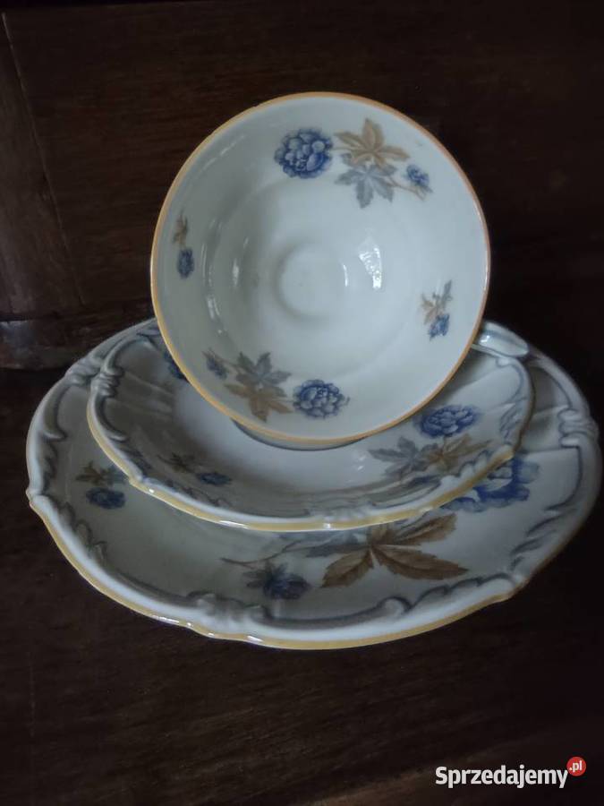 Zestaw śniadaniowy trio porcelana Uhlstadt Porcelana i szkło wielkopolskie Gniezno