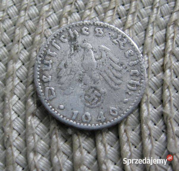 Niemcy 50 Reichsfenig 1940r A Numizmatyka Numizmatyka wielkopolskie Kalisz