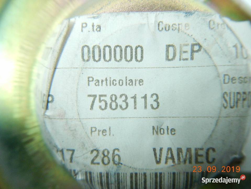 MOCOWANIE AMORTYZATORA PRZÓD FIAT DUNA 8690 Części montażowe
