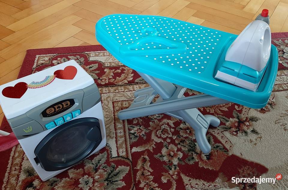 Zabawki AGD Pralka i Deska Prasowania