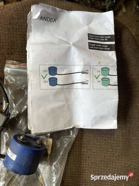 Czujnik skrętnego zaczepu kverneland Ikarus Do opryskiwaczy warmińsko-mazurskie Rogajny sprzedam