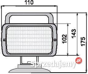 Lampa Compact 3000 AJBA 1H3 z magnesem Kamionna