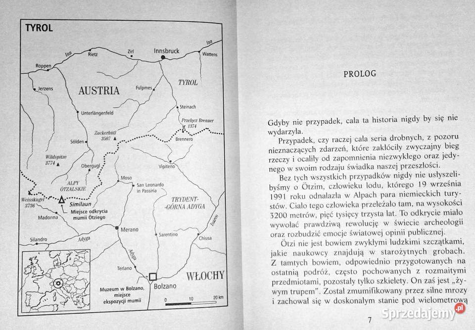 Otzi Klątwa człowieka lodu Guy Benhamou Johana Chełm