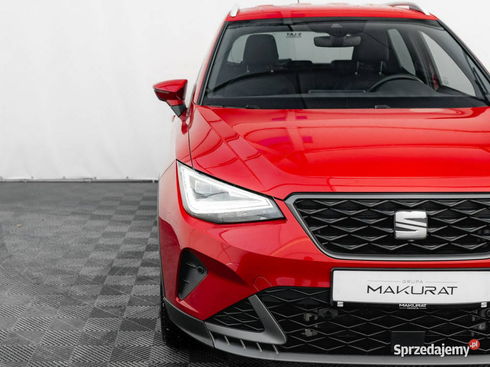 Seat Arona FR 10 TSI 115 DSG Podgrzf Kcofania czerwony Pępowo
