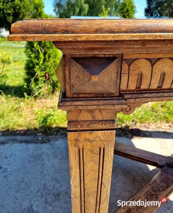 Komplet dębowych mebli stół 6 krzeseł 8639 Szczecin sprzedam