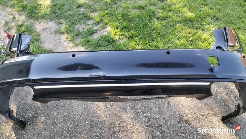Zderzak tylny Volvo V90 II oryginał czarny Zderzaki dolnośląskie Chocianów