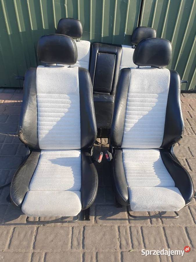 Fotele alcantara wnętrze opel astra g 3d